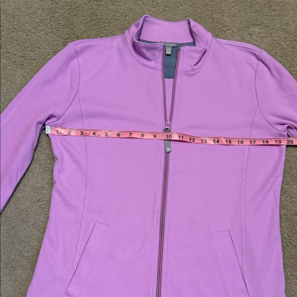 Talbots Light Purple Zip-Up Jacket - Picture 4 of 7